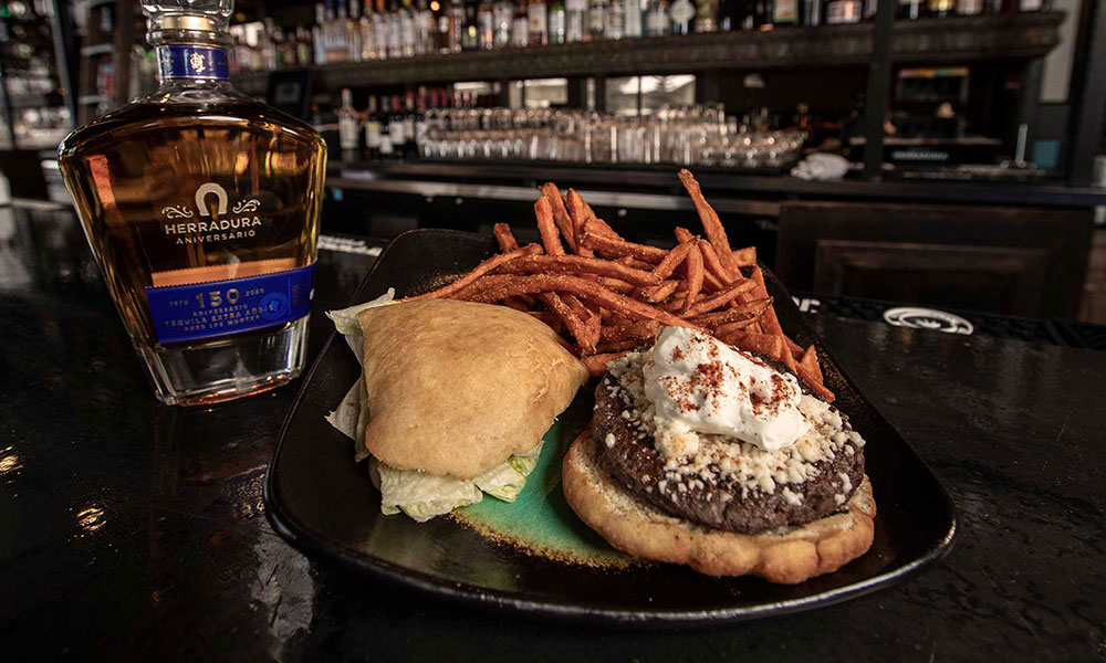 Bison Burger with Herrdura